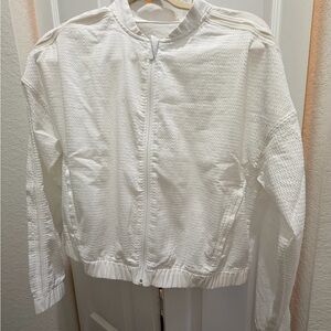 lululemon athletica White Bomber Jacket